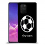 כדורגל - כדור כיסוי מגן קשיח בעיצוב אישי עם השם שלך ל Samsung Galaxy S10 Lite יחידה אחת סקרין מובייל