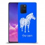 זברה כיסוי מגן קשיח בעיצוב אישי עם השם שלך ל Samsung Galaxy S10 Lite יחידה אחת סקרין מובייל
