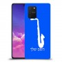 סקספון כיסוי מגן קשיח בעיצוב אישי עם השם שלך ל Samsung Galaxy S10 Lite יחידה אחת סקרין מובייל