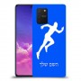 רץ כיסוי מגן קשיח בעיצוב אישי עם השם שלך ל Samsung Galaxy S10 Lite יחידה אחת סקרין מובייל