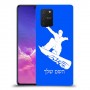 סנובורד כיסוי מגן קשיח בעיצוב אישי עם השם שלך ל Samsung Galaxy S10 Lite יחידה אחת סקרין מובייל