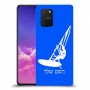 גלישת מפרש כיסוי מגן קשיח בעיצוב אישי עם השם שלך ל Samsung Galaxy S10 Lite יחידה אחת סקרין מובייל