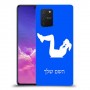 אימון ספורט - אישה כיסוי מגן קשיח בעיצוב אישי עם השם שלך ל Samsung Galaxy S10 Lite יחידה אחת סקרין מובייל
