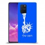 פסל החירות כיסוי מגן קשיח בעיצוב אישי עם השם שלך ל Samsung Galaxy S10 Lite יחידה אחת סקרין מובייל