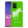 זברה כיסוי מגן קשיח בעיצוב אישי עם השם שלך ל Samsung Galaxy S10 Lite יחידה אחת סקרין מובייל