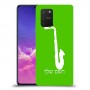 סקספון כיסוי מגן קשיח בעיצוב אישי עם השם שלך ל Samsung Galaxy S10 Lite יחידה אחת סקרין מובייל