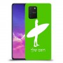 גלישה כיסוי מגן קשיח בעיצוב אישי עם השם שלך ל Samsung Galaxy S10 Lite יחידה אחת סקרין מובייל