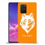 זאב כיסוי מגן קשיח בעיצוב אישי עם השם שלך ל Samsung Galaxy S10 Lite יחידה אחת סקרין מובייל
