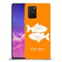 דגים כיסוי מגן קשיח בעיצוב אישי עם השם שלך ל Samsung Galaxy S10 Lite יחידה אחת סקרין מובייל
