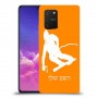 סקִי כיסוי מגן קשיח בעיצוב אישי עם השם שלך ל Samsung Galaxy S10 Lite יחידה אחת סקרין מובייל