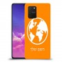 עולם כיסוי מגן קשיח בעיצוב אישי עם השם שלך ל Samsung Galaxy S10 Lite יחידה אחת סקרין מובייל