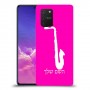 סקספון כיסוי מגן קשיח בעיצוב אישי עם השם שלך ל Samsung Galaxy S10 Lite יחידה אחת סקרין מובייל
