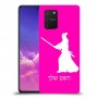 סמוראי כיסוי מגן קשיח בעיצוב אישי עם השם שלך ל Samsung Galaxy S10 Lite יחידה אחת סקרין מובייל