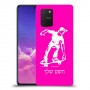 ילד סקייטבורד כיסוי מגן קשיח בעיצוב אישי עם השם שלך ל Samsung Galaxy S10 Lite יחידה אחת סקרין מובייל
