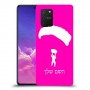 צניחה חופשית כיסוי מגן קשיח בעיצוב אישי עם השם שלך ל Samsung Galaxy S10 Lite יחידה אחת סקרין מובייל