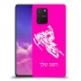 אופנוע שלג כיסוי מגן קשיח בעיצוב אישי עם השם שלך ל Samsung Galaxy S10 Lite יחידה אחת סקרין מובייל