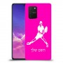 שחקן טניס כיסוי מגן קשיח בעיצוב אישי עם השם שלך ל Samsung Galaxy S10 Lite יחידה אחת סקרין מובייל