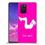 אימון ספורט - אישה כיסוי מגן קשיח בעיצוב אישי עם השם שלך ל Samsung Galaxy S10 Lite יחידה אחת סקרין מובייל