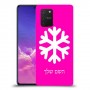 שלג כיסוי מגן קשיח בעיצוב אישי עם השם שלך ל Samsung Galaxy S10 Lite יחידה אחת סקרין מובייל