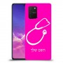 רופא סטטוסקופ כיסוי מגן קשיח בעיצוב אישי עם השם שלך ל Samsung Galaxy S10 Lite יחידה אחת סקרין מובייל