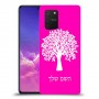 עץ כיסוי מגן קשיח בעיצוב אישי עם השם שלך ל Samsung Galaxy S10 Lite יחידה אחת סקרין מובייל
