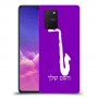 סקספון כיסוי מגן קשיח בעיצוב אישי עם השם שלך ל Samsung Galaxy S10 Lite יחידה אחת סקרין מובייל
