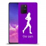 ג'וגלין - אישה כיסוי מגן קשיח בעיצוב אישי עם השם שלך ל Samsung Galaxy S10 Lite יחידה אחת סקרין מובייל