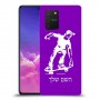 ילד סקייטבורד כיסוי מגן קשיח בעיצוב אישי עם השם שלך ל Samsung Galaxy S10 Lite יחידה אחת סקרין מובייל