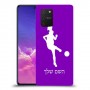 כדורגל - אישה כיסוי מגן קשיח בעיצוב אישי עם השם שלך ל Samsung Galaxy S10 Lite יחידה אחת סקרין מובייל
