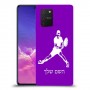 שחקן טניס כיסוי מגן קשיח בעיצוב אישי עם השם שלך ל Samsung Galaxy S10 Lite יחידה אחת סקרין מובייל