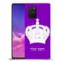 כתר מלכותי כיסוי מגן קשיח בעיצוב אישי עם השם שלך ל Samsung Galaxy S10 Lite יחידה אחת סקרין מובייל