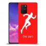 רץ כיסוי מגן קשיח בעיצוב אישי עם השם שלך ל Samsung Galaxy S10 Lite יחידה אחת סקרין מובייל