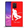 סקִי כיסוי מגן קשיח בעיצוב אישי עם השם שלך ל Samsung Galaxy S10 Lite יחידה אחת סקרין מובייל