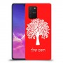 עץ כיסוי מגן קשיח בעיצוב אישי עם השם שלך ל Samsung Galaxy S10 Lite יחידה אחת סקרין מובייל