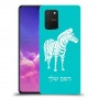 זברה כיסוי מגן קשיח בעיצוב אישי עם השם שלך ל Samsung Galaxy S10 Lite יחידה אחת סקרין מובייל