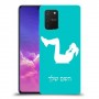 אימון ספורט - אישה כיסוי מגן קשיח בעיצוב אישי עם השם שלך ל Samsung Galaxy S10 Lite יחידה אחת סקרין מובייל
