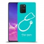 רופא סטטוסקופ כיסוי מגן קשיח בעיצוב אישי עם השם שלך ל Samsung Galaxy S10 Lite יחידה אחת סקרין מובייל