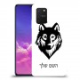 זאב כיסוי מגן קשיח בעיצוב אישי עם השם שלך ל Samsung Galaxy S10 Lite יחידה אחת סקרין מובייל