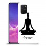 יוגה כיסוי מגן קשיח בעיצוב אישי עם השם שלך ל Samsung Galaxy S10 Lite יחידה אחת סקרין מובייל