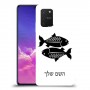 דגים כיסוי מגן קשיח בעיצוב אישי עם השם שלך ל Samsung Galaxy S10 Lite יחידה אחת סקרין מובייל