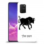 שור כיסוי מגן קשיח בעיצוב אישי עם השם שלך ל Samsung Galaxy S10 Lite יחידה אחת סקרין מובייל