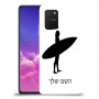 גלישה כיסוי מגן קשיח בעיצוב אישי עם השם שלך ל Samsung Galaxy S10 Lite יחידה אחת סקרין מובייל