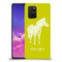 זברה כיסוי מגן קשיח בעיצוב אישי עם השם שלך ל Samsung Galaxy S10 Lite יחידה אחת סקרין מובייל