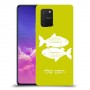 דגים כיסוי מגן קשיח בעיצוב אישי עם השם שלך ל Samsung Galaxy S10 Lite יחידה אחת סקרין מובייל