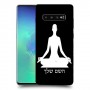 יוגה כיסוי מגן קשיח בעיצוב אישי עם השם שלך ל Samsung Galaxy S10+ יחידה אחת סקרין מובייל