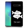 דגים כיסוי מגן קשיח בעיצוב אישי עם השם שלך ל Samsung Galaxy S10+ יחידה אחת סקרין מובייל