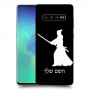 סמוראי כיסוי מגן קשיח בעיצוב אישי עם השם שלך ל Samsung Galaxy S10+ יחידה אחת סקרין מובייל