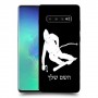 סקִי כיסוי מגן קשיח בעיצוב אישי עם השם שלך ל Samsung Galaxy S10+ יחידה אחת סקרין מובייל