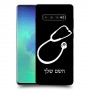 רופא סטטוסקופ כיסוי מגן קשיח בעיצוב אישי עם השם שלך ל Samsung Galaxy S10+ יחידה אחת סקרין מובייל