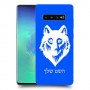 זאב כיסוי מגן קשיח בעיצוב אישי עם השם שלך ל Samsung Galaxy S10+ יחידה אחת סקרין מובייל